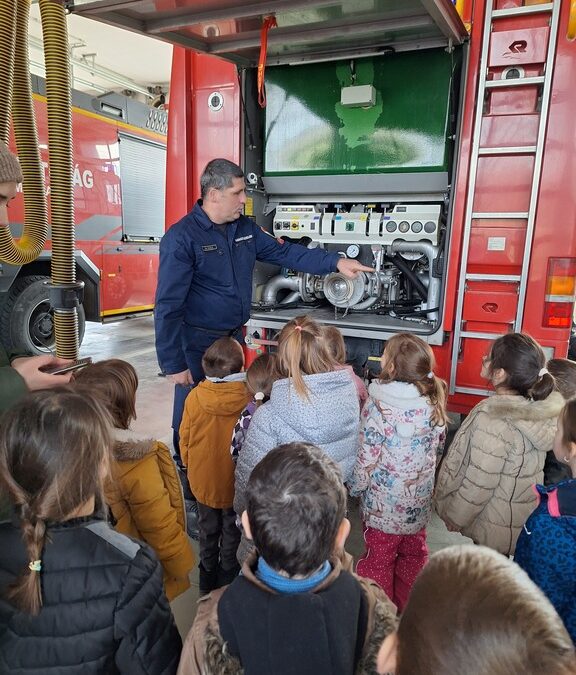 A Marcali Tűzoltóságon jártunk